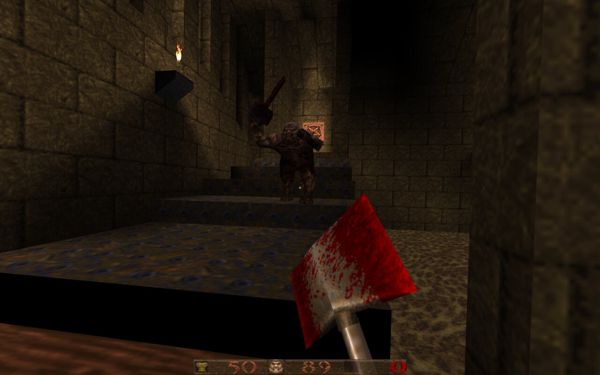Same scene, the button is accessible from a ramp