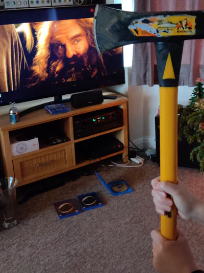 Gimli on TV; and an axe
